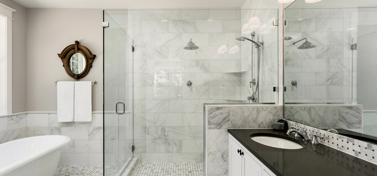 bathroom shower door installation in Homestead